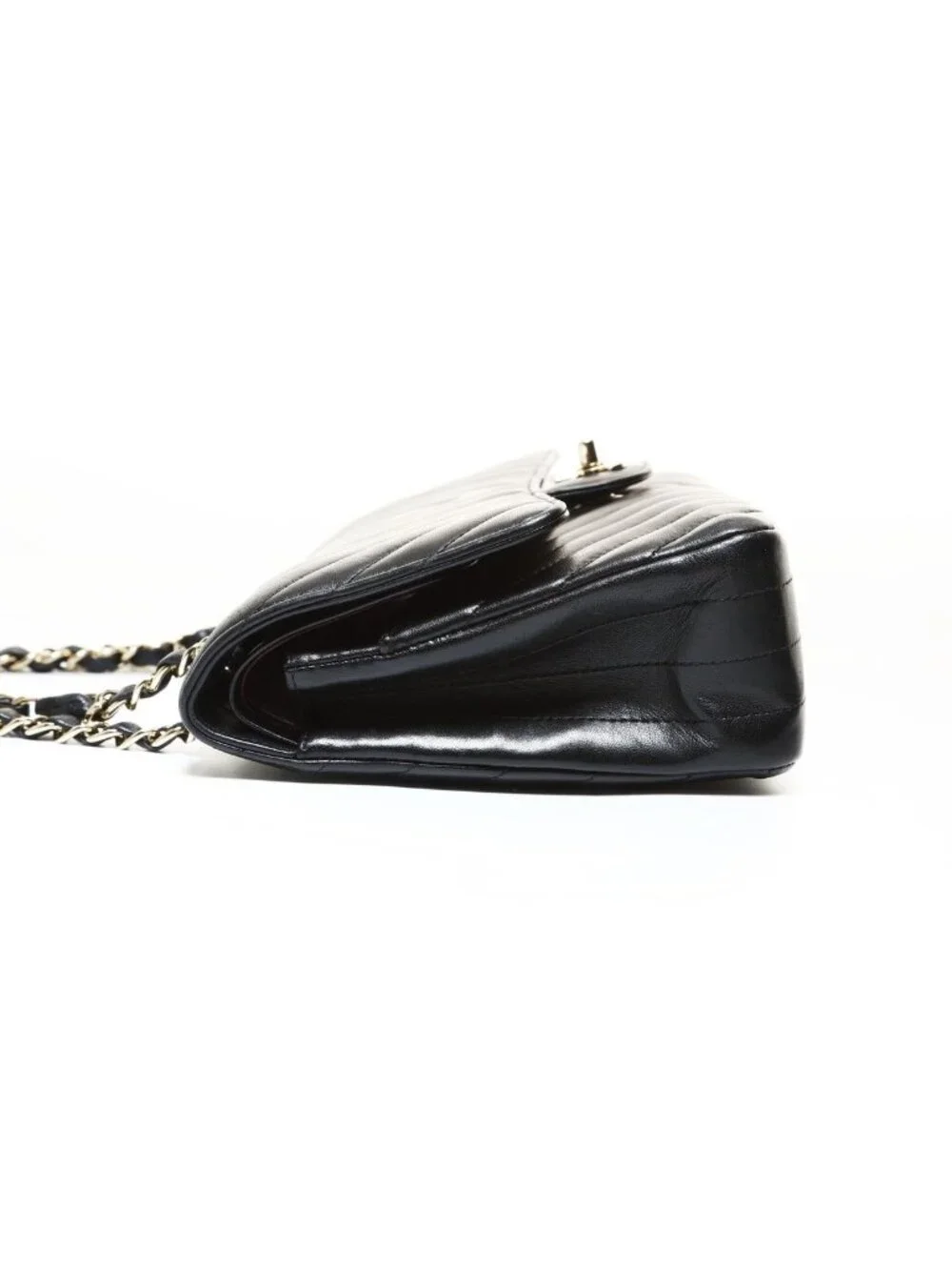 Chanel Shoulder Bag Chez Blanc CC Logo Double Flap